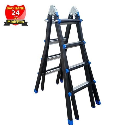 Thang Nhôm chữ A 4 đoạn ADVINDEQ AML44B 4m4