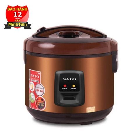 Nồi Cơm Điện có xửng hấp SATO 12A021 1.2L
