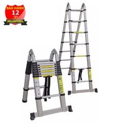 Thang nhôm chữ A Kungfu KFA-62 (3.1m x2)