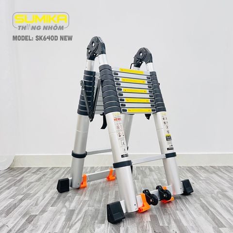 THANG NHÔM RÚT ĐÔI SUMIKA SK640D chữ A 6.4m
