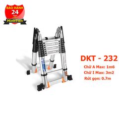 Thang nhôm chữ A DAKITA DKT-232 1.6m x2