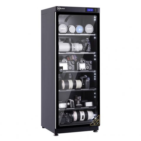 Tủ chống ẩm Nikatei NC-120S viền nhôm mạ bạc