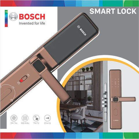 KHOÁ CỬA ĐIỆN TỬ BOSCH ID 30BK - MÀU VÀNG ĐỒNG