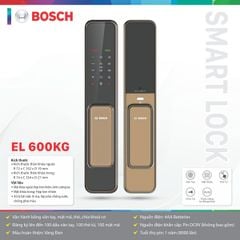 KHÓA CỬA BOSCH EL 600KG VÀNG ĐEN