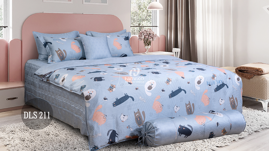 Bộ Blue Sky Cotton T – DLS211 Hanvico