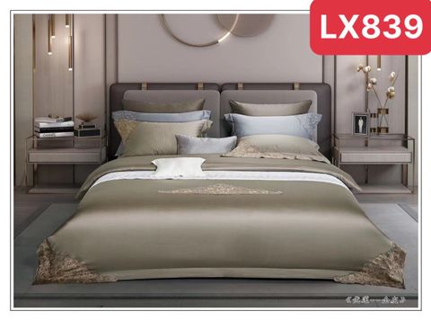 Bộ Ga Gối Lụa Tơ Tằm Singapore Luxury Cao Cấp KL2405