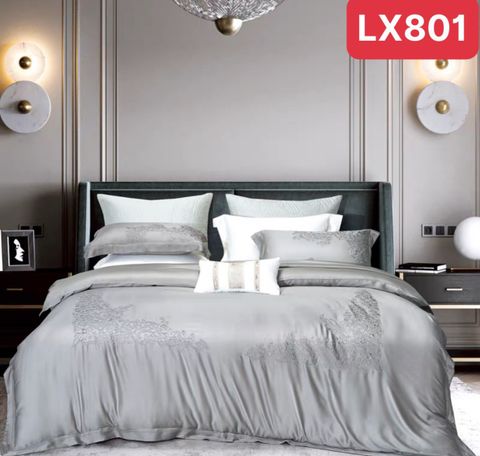 Bộ Ga Gối Lụa Tơ Tằm Singapore Luxury Cao Cấp KL2401