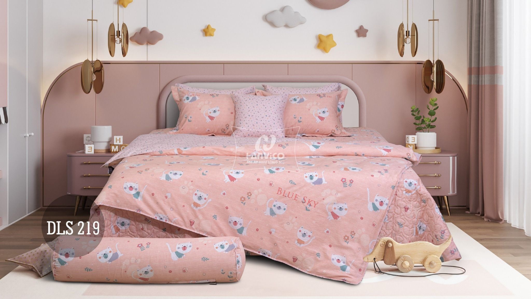 Bộ Blue Sky Cotton T – DLS219 Hanvico