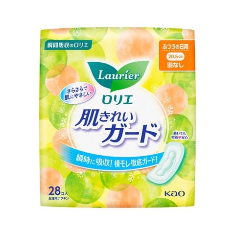Băng vệ sinh ban ngày ko cánh Laurie 20.5cm(30*2 miếng /gói (12)