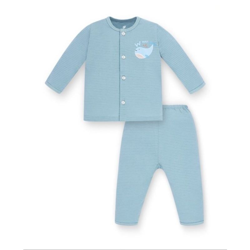Bộ cài giữa Lullaby tay dài NH68B - Xanh blue