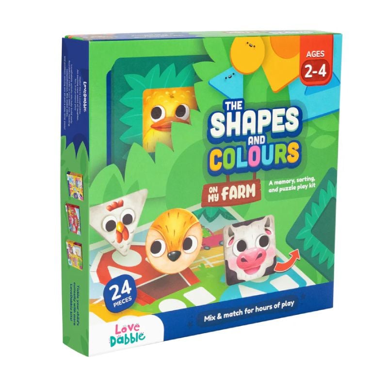 ĐỒ CHƠI THỰC HÀNH TIẾNG ANH PLAYSHIFU- HÌNH DẠNG VÀ MÀU SẮC TRONG TRANG TRẠI CỦA BÉ