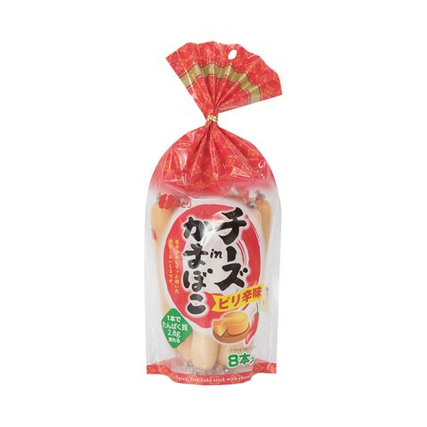 Xúc xích chả cá tuyết phô mai vị cay Natori Cheese in Kamaboko Spicy 232g