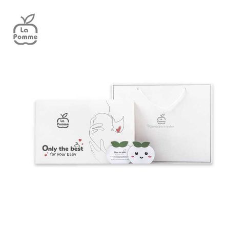 Set quà tặng La Pomme sơ sinh trọn bộ Best for Baby Hồng