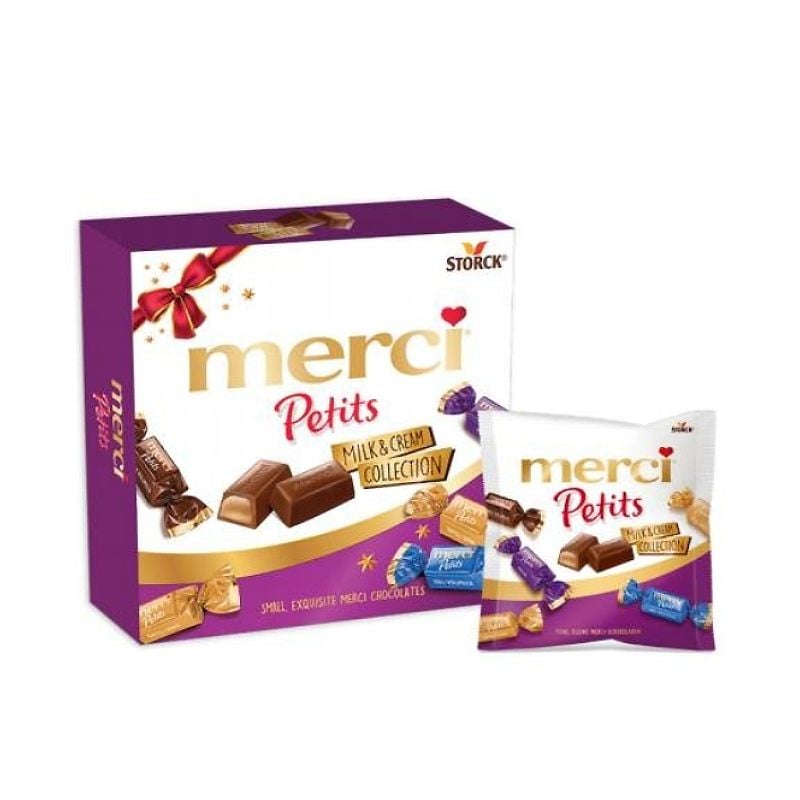 Hộp quà socola hỗn hợp Merci Petits Chocolate Collection 250g