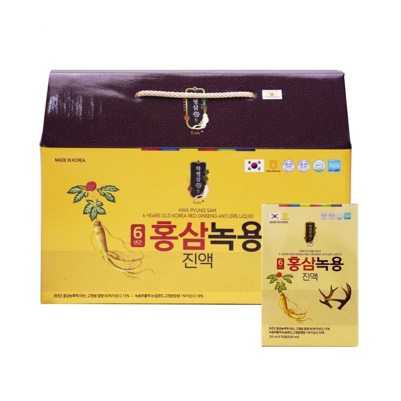 Hồng sâm nhung hươu Edally 50ml - 30 túi
