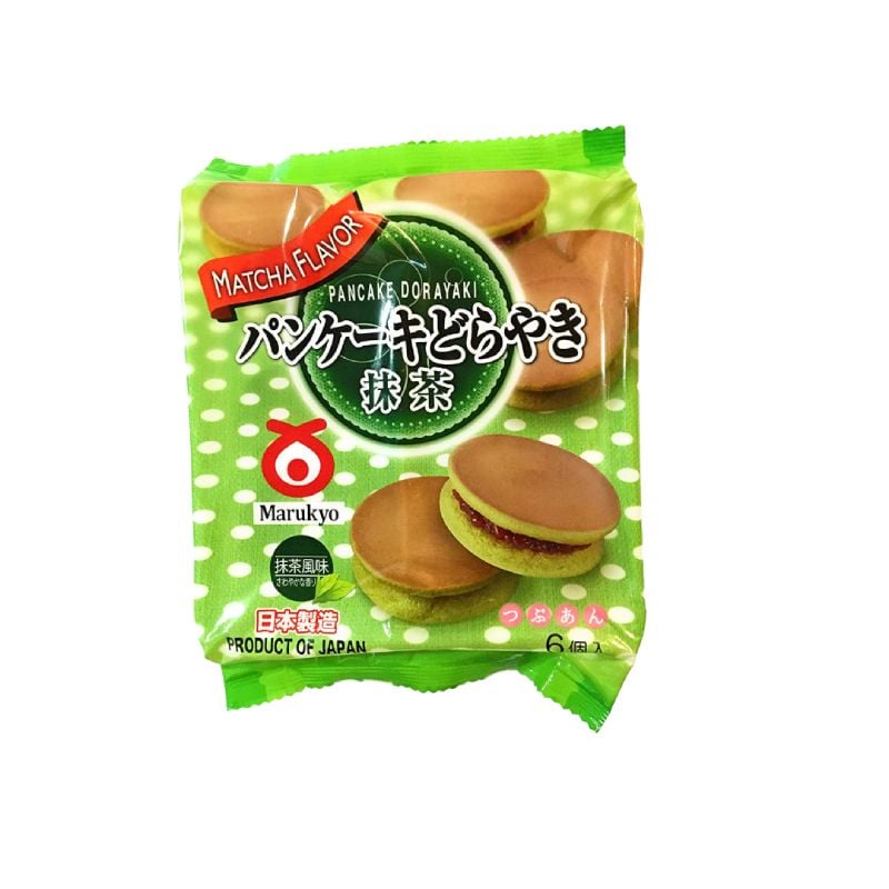 BÁNH RÁN NHÂN ĐẬU ĐỎ TRÀ XANH MARUKYO MATCHA DORAYAKI 280G