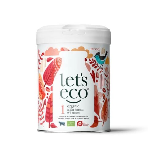 Sản phẩm dinh dưỡng công thức hữu cơ let's eco® 1 dành cho trẻ từ 0 đến 6 tháng tuổi