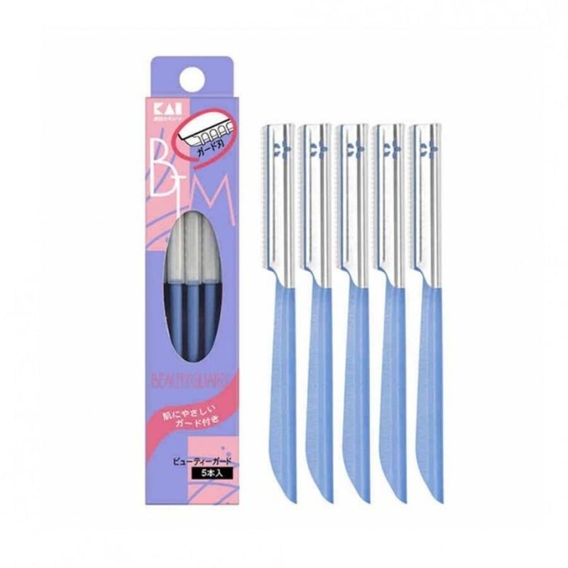 DAO CẠO LÔNG MÀY 1 LƯỠI KAI ( 5 CHIẾC/ GÓI) DISPOSABLE BTMG-5F, 00661