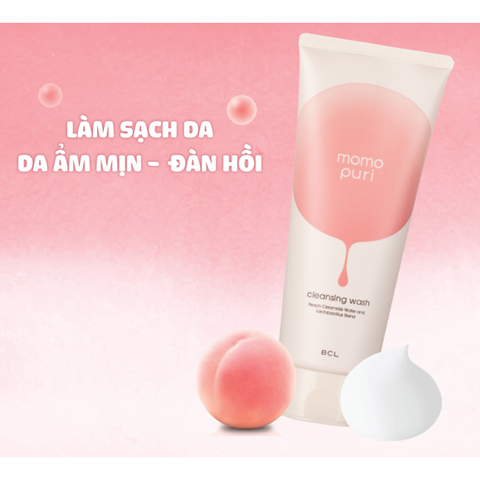 Sữa rửa mặt hương đào Momopuri