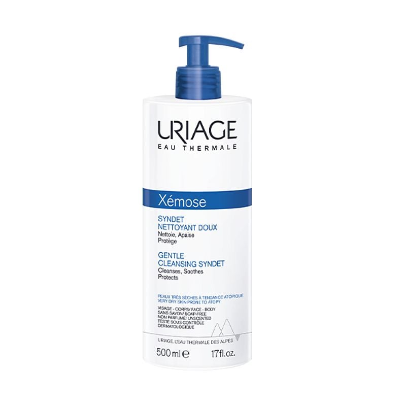 Gel- Cream làm sạch Uriage cho da khô, viêm da cơ địa, chàm chai 500ml