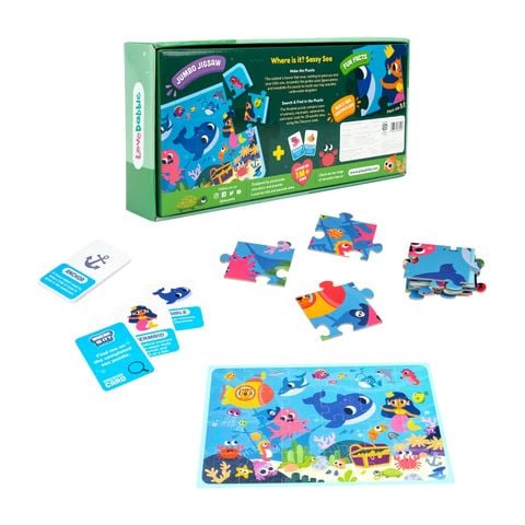 Bộ ghép hình và câu đố tiếng Anh PlayShifu- 5 châu 4 biển