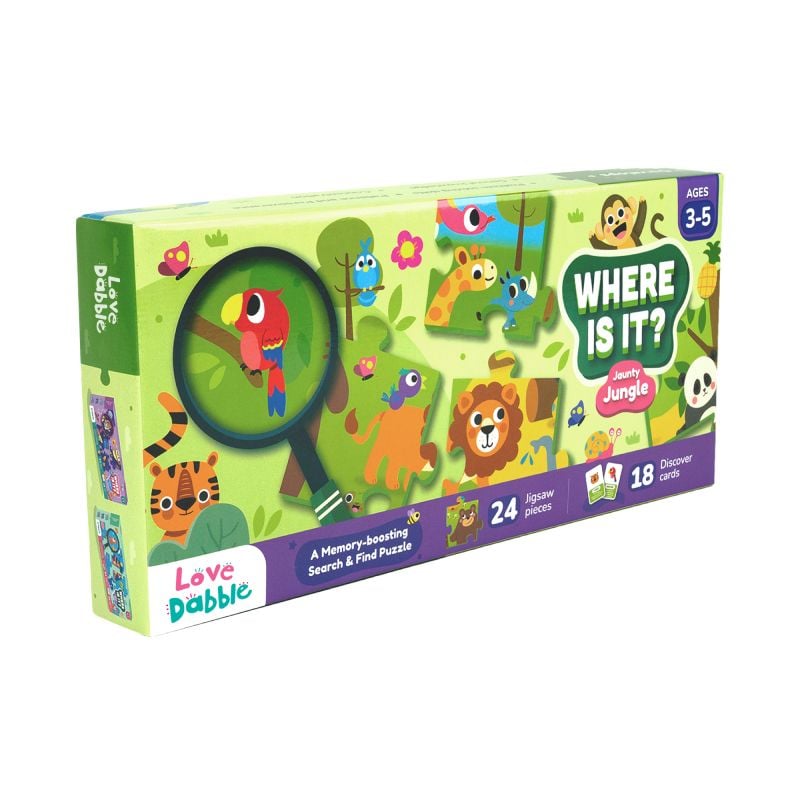 Bộ ghép hình và câu đố tiếng Anh PlayShifu- Động vật hoang dã