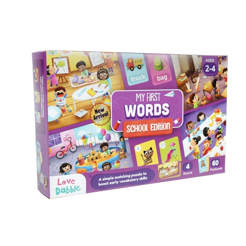 Bộ thẻ tiếng Anh PlayShifu: Đồ vật quanh em -Chủ đề: Nhà trường