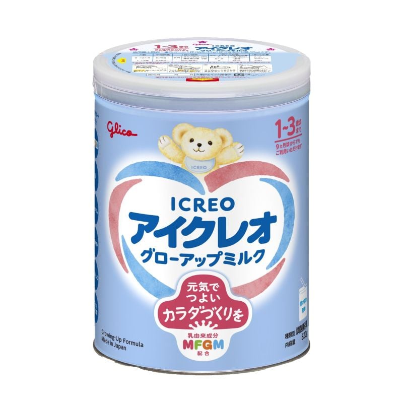 Sản phẩm dinh dưỡng công thức Glico Icreo Grow Up Milk (Icreo số 1) 820g