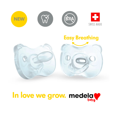 Ti ngậm Medela Baby Pacifier Soft Silicon 6-18m