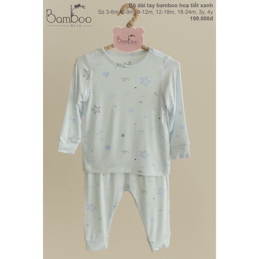 BỘ QUẦN ÁO BAMBOO LIL DÀI TAY SAO BIỂN