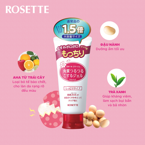 Tẩy tế bào chết dành cho da khô Rosette