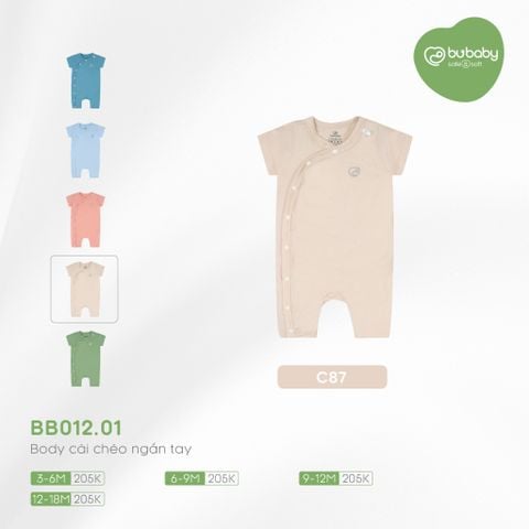 Body cài chéo ngắn tay BU Baby Bambus Be BB012.01