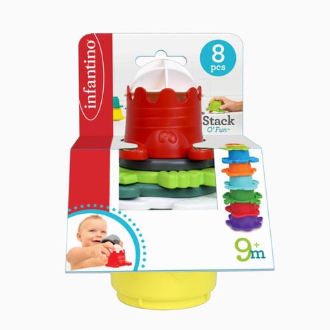 Đồ chơi cát hình cốc xếp chồng Infantino STACK O' FUN