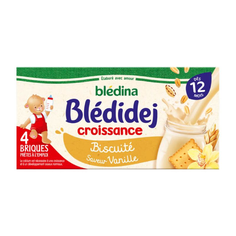 THỰC PHẨM BỔ SUNG BLEDINA VỊ VANI TĂNG TRƯỞNG 4X250ML (VỈ 4 HỘP) (DATE02/2024)