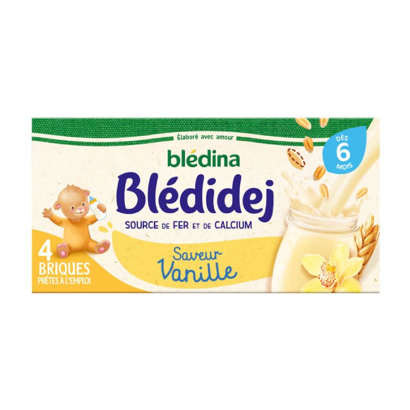 THỰC PHẨM BỔ SUNG BLEDINA VỊ VANI 4X250ML (VỈ 4 HỘP)