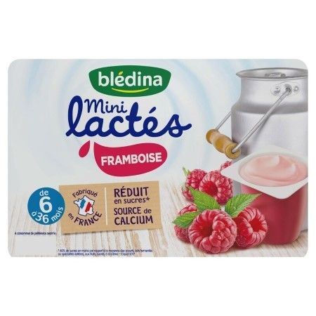 SỮA CHUA NGUỘI BLEDINA VỊ MÂM XÔI LỐC 6 HỘP 55GR