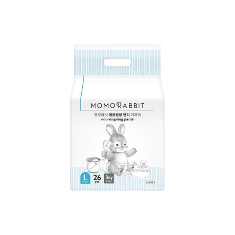 Bỉm quần Momo Rabbit Baby Panty Diapers size L26 dành cho bé trai