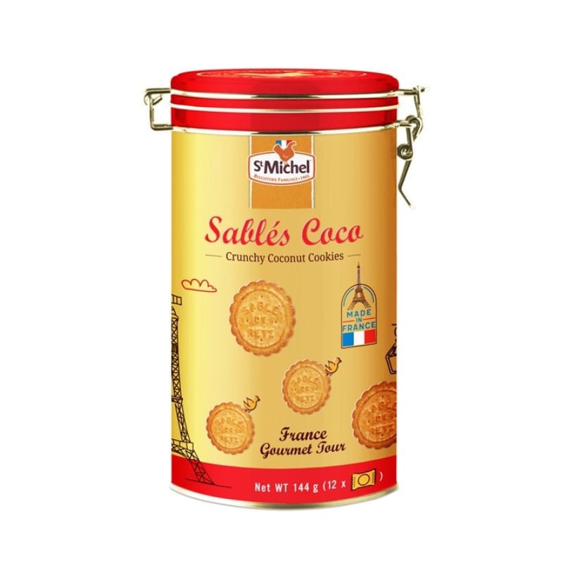 Bánh quy bơ St Michel Sablés Coco 144g