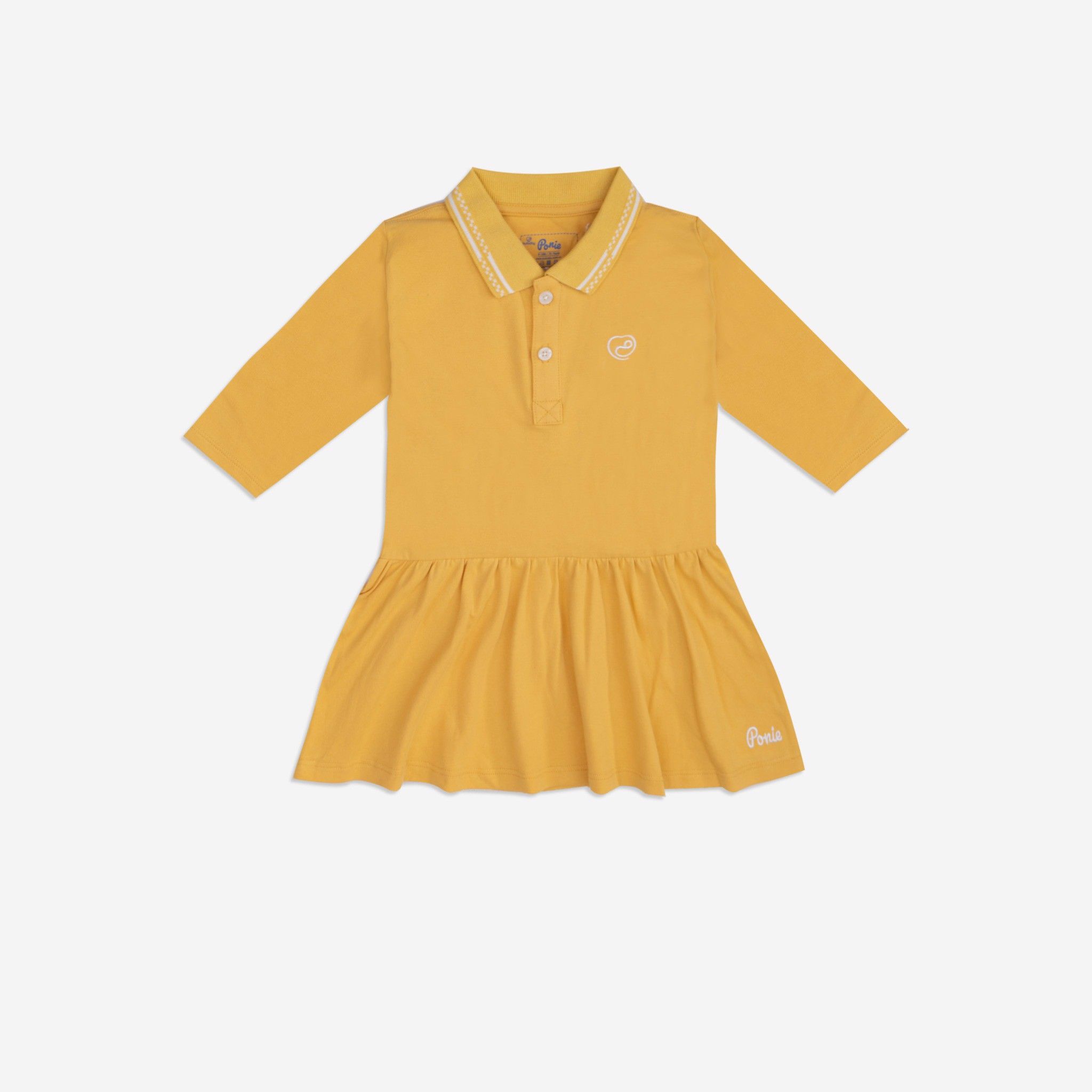 Váy dài tay Ponie BU Baby Vàng