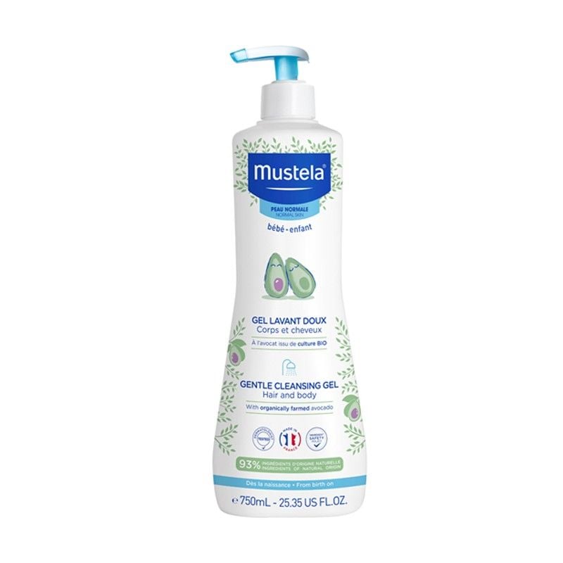 GEL TẮM GỘI MUSTELA GENTLE CLEANING GEL 750ML