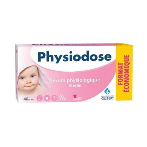 Nước muối sinh lý Physiodose 40x5ml