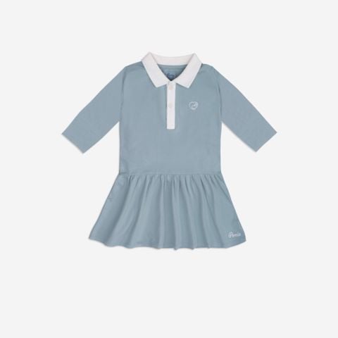 Váy dài tay Ponie BU Baby Xanh ghi