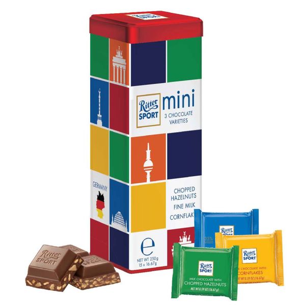 KẸO SOCOLA MINI HỖN HỢP HIỆU RITTER SPORT 250G