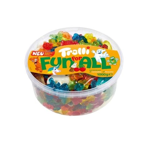 Kẹo dẻo Trolli Fun For All hộp 1000gr