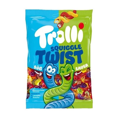 Kẹo dẻo Trolli bé sâu sinh đôi 100g