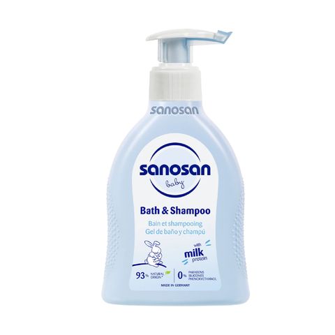 Sữa tắm gội Sanosan baby bath and shampoo 200ml