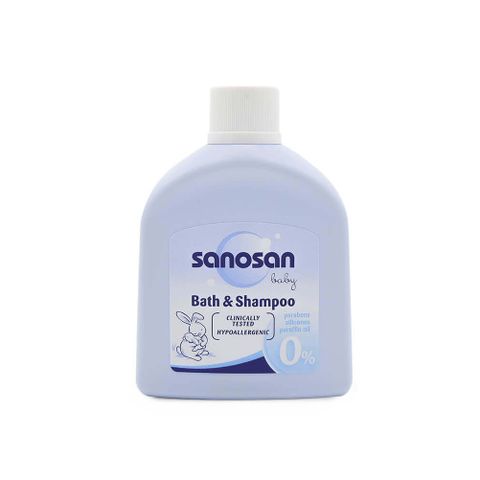 Sữa tắm gội dịu nhẹ Sanosan chiết xuất olive hữu cơ 50ml