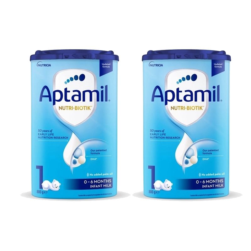 Combo 2 hộp Thực phẩm dinh dưỡng Aptamil Đức 800g số 1