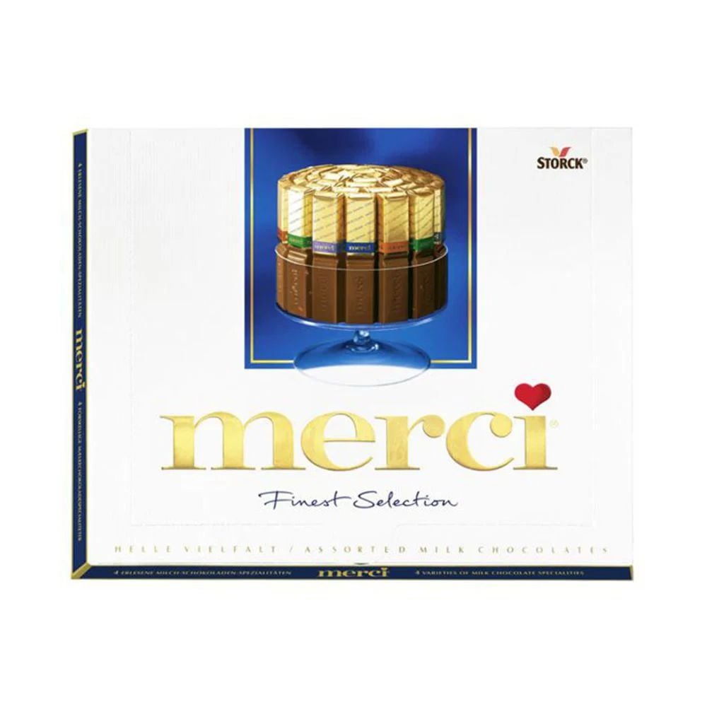 SOCOLA SỮA HỖN HỢP MERCI FINEST SELECTION 250G