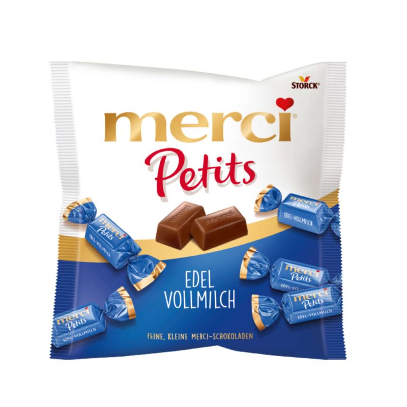 SOCOLA SỮA MERCI PETITS EDEL VOLLMILCH 125G